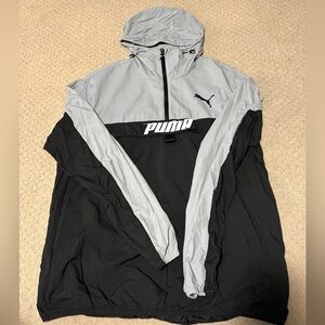 Men’s Puma 3/4 Zip Windbreaker Jacket